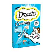 DREAMIES Creamy Cat Treats with Salmon, 4x10g image