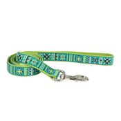 RIBBON Dog Lead, Lime Stars image