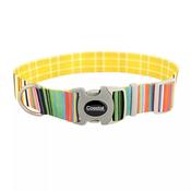 SUBLIME Adjustable Dog Collar, Stripes &amp;amp; Gold image