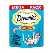 DREAMIES Cat Treats with Salmon, Megapack 200g image
