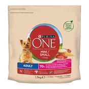 PURINA ONE Adult Mini/Small Dog Food, Beef 1.5kg image