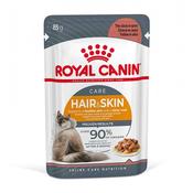 ROYAL CANIN Hair &amp;amp; Skin Gravy Pouch, 85g image