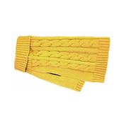 HAPPY PET Charlton Cable Knit for Dogs, Mustard image