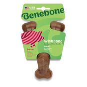 BENEBONE Wishbone Dog Toy, Bacon image