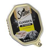SHEBA Classics in Terrine with Chicken Cat Food Tray, 85g image