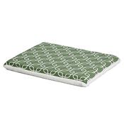 MIDWEST QuietTime Defender Green Geo Reversible Crate Pad