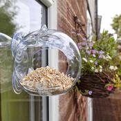 PECKISH Globe Window Feeder for Wild Birds image