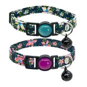 CAT CIRCUS Safety Cat Collar, Denim image
