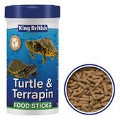 KING BRITISH Turtle &amp;amp; Terrapin Food Sticks, 90g. image