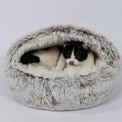 M-PETS Snugo Eco Cat Bed, Grey