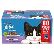 FELIX Original Mixed Selection in Jelly Wet Cat Food, 80x85g image