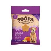 SOOPA Senior Bites Dog Treats, Banana &amp;amp; Pumpkin 50g image