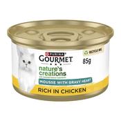 GOURMET Nature's Creations Gravy Heart Chicken Wet Cat Food, 85g image