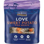 FISH4DOGS Love Sweet Potato Fish Wraps, 100g image