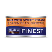 FISH4DOGS Finest Wet Dog Food, Tuna &amp;amp; Sweet Potato image