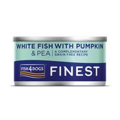 FISH4DOGS Finest Wet Dog Food, White Fish &amp;amp; Pumpkin image