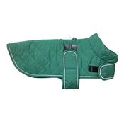GO WALK Quilted Classic Dog Coat, Teal image