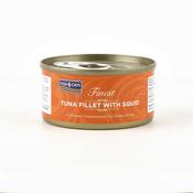 FISH4CATS Finest Tuna Fillet &amp;amp; Squid, 70g image