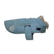 GO WALK Paw Print Dog Jacket, Sky Blue image