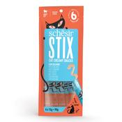 SCHESIR Stix Creamy Snacks, Salmon 6x15g image