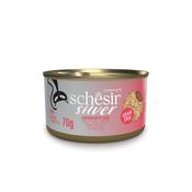 SCHESIR Silver 11+ Mousse &amp;amp; Fillets, Chicken with Duck, 70g image