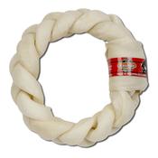LENNOX Beefhide Chew for Dogs, Braided Donut image