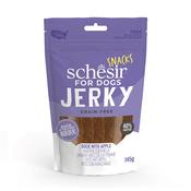 SCHESIR Snacks for Dogs Jerky, Duck with Apple image