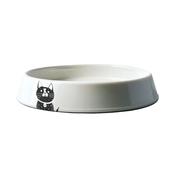 M-PETS Petjoy MoonPie Cat Bowl, Black &amp;amp; White image