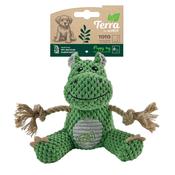 M-PETS Terra Eco Puppy Toy, Toto Hippo image