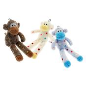 LITTLE RASCALS Sock Monkey Puppy Toy image