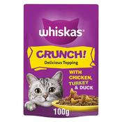 WHISKAS Crunch Cat Treats, 100g image