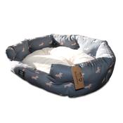 BEDDIES Dog Basket, Dog Print image