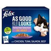 FELIX As Good As It Looks Favourites Selection in Jelly, 12x85g