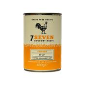 SEVEN Adult Dog Wet Food Can, Chicken image