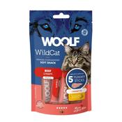 WOOLF WildCat Cream Snack Beef &amp;amp; Shrimp Oil, 5 Pack image