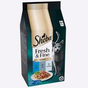 SHEBA Fresh &amp;amp; Fine Tuna, Cod &amp;amp; Whitefish in Gravy, 6x50g image