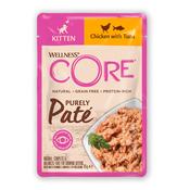 WELLNESS CORE Purely Paté Kitten Chicken &amp;amp; Tuna, 85g