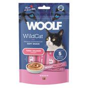 WOOLF WildCat Cream Snack Tuna &amp;amp; Salmon, 5 Pack
