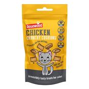 ROSEWOOD Chicken Crunchy Cushions for Cats, 60g image