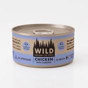 Naturally WILD Cat Food Tin - Chicken with Sardine image