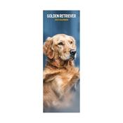 Golden Retriever Slim Wall Calendar 2027