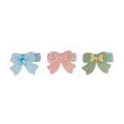 Flamingo Hair Clip Bows - Becca 3 Pieces Mix image