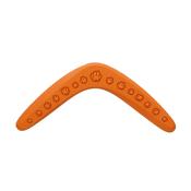 Flamingo Rubber Dog Toy - Neville Boomerang Orange image