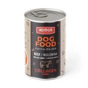 4 Dogs - Collagen Line - Beef with Deer Antler - Tin