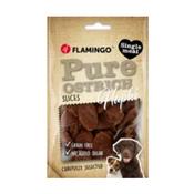 Flamingo Mono Protein - Hapki Dog Treat  - Pure Ostrich Slices image
