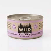 Naturally WILD Cat Food Tin - Chicken with Shrimp image