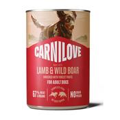 Carnilove Dog - Lamb &amp; Wild Boar - Tin - New