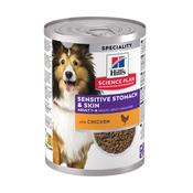 Hill's Science Plan - Sensitive Stomach &amp; Skin - Adult- Chicken - Tin