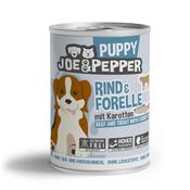 Joe &amp; Pepper - Dog Tin - Puppy Beef &amp; Trout