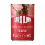 Carnilove Dog - Turkey, Reindeer &amp; Wild Boar - Tin image
